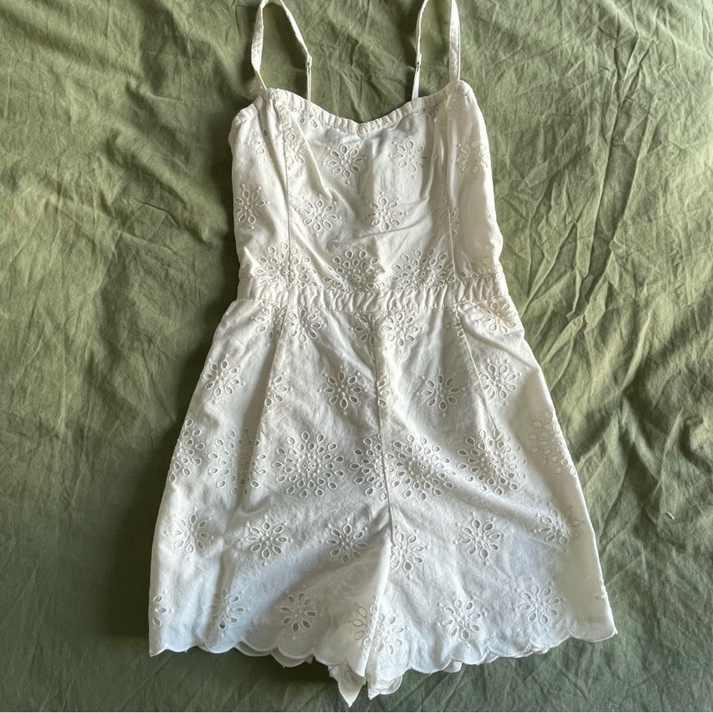 Hollister eyelet romper